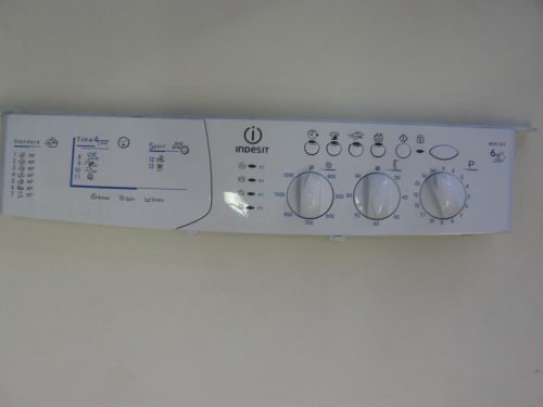 FRONTALE PER LAVATRICE INDESIT WIXL125   COMPLETO DI SCHEDA COMANDI