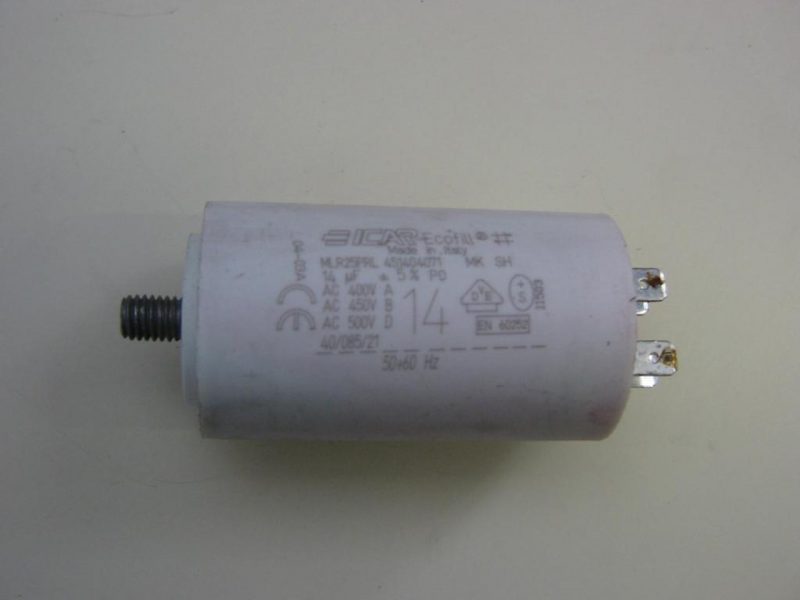 Condensatore lavatrice 14uF 400-500V cod