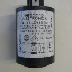 Condensatore lavatrice Zoppas P8 cod 411112410D