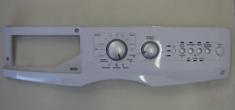 FRONTALE PER LAVATRICE SMEG LBS105F   COMPLETO DI SCHEDA COMANDI