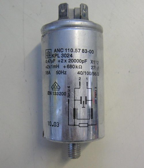 Condensatore lavatrice Aeg L50212 cod 110.57 83-00