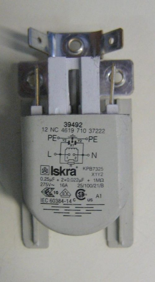 Condensatore lavatrice Ignis LOE 6052/1 cod 461971037222