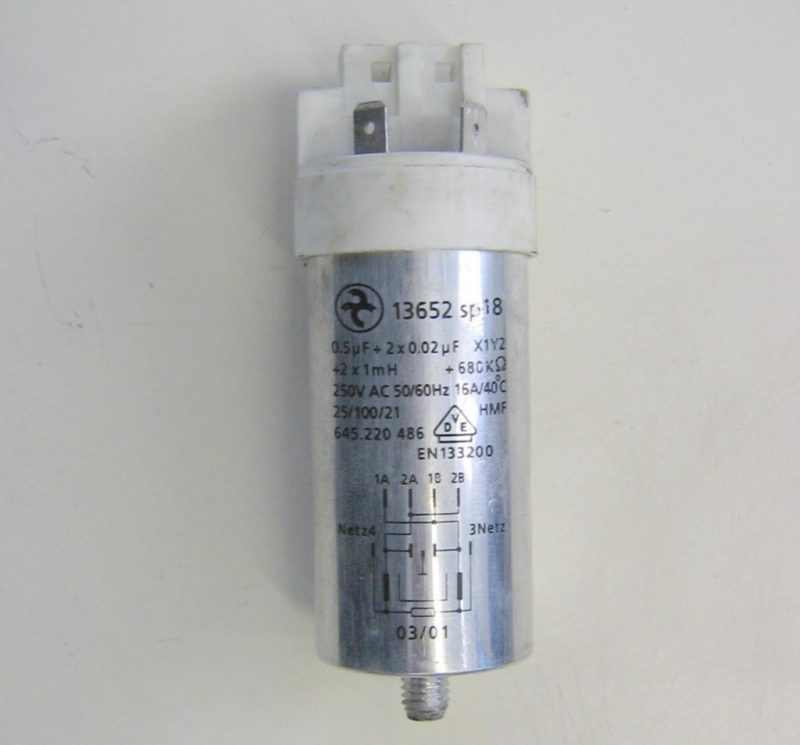 Condensatore lavatrice Aeg LAVAMAT W831 cod 13652