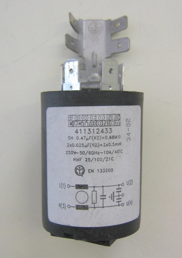 Condensatore lavatrice Indesit WA6 cod 411312433