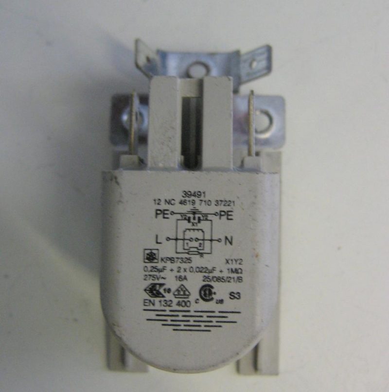 0328 -- 000 (349) Condensatore lavatrice Whirlpool AWM800 cod 461971037221