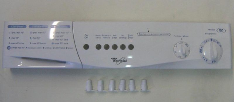 FRONTALE PER LAVATRICE Whirlpool AWM 800   SOLO PLASTICA