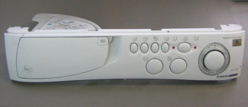 0387 -- 000 (408) FRONTALE PER LAVATRICE ARISTON ALS109X COMPLETO DI SELETTORI, SCHEDA ALIMENTAZIONE, LUCI E TIMER