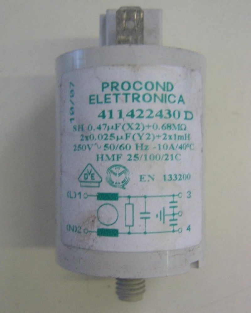 Condensatore lavatrice Zoppas P653 cod 411422430