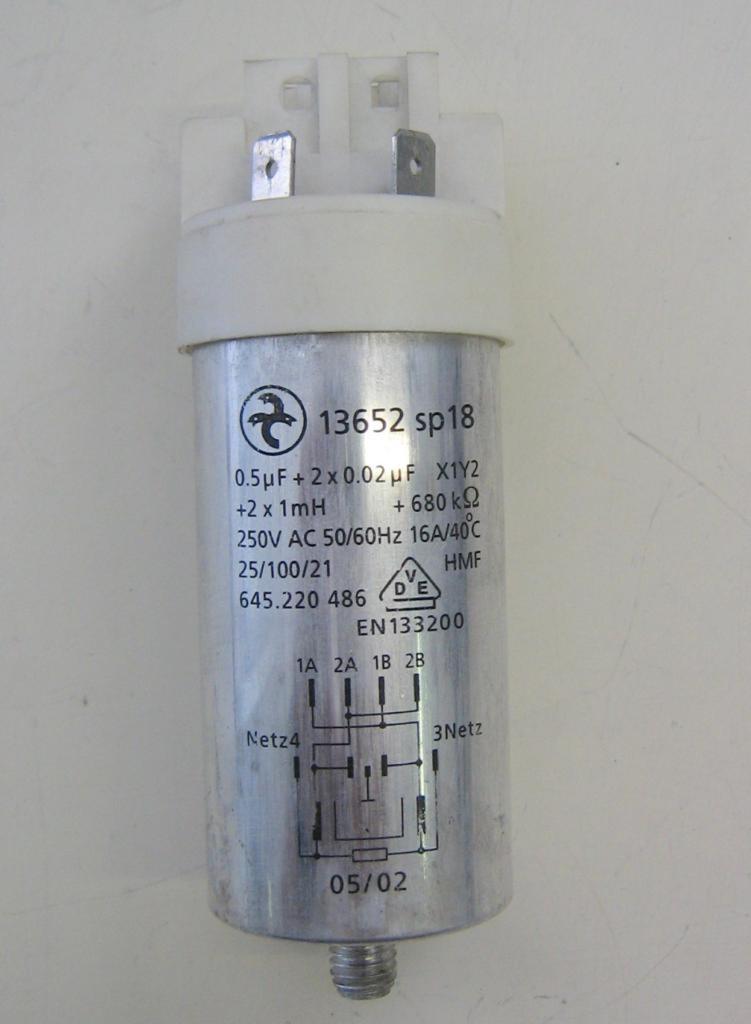 Condensatore lavatrice Aeg LAVAMAT W1037-W cod 645.220 486
