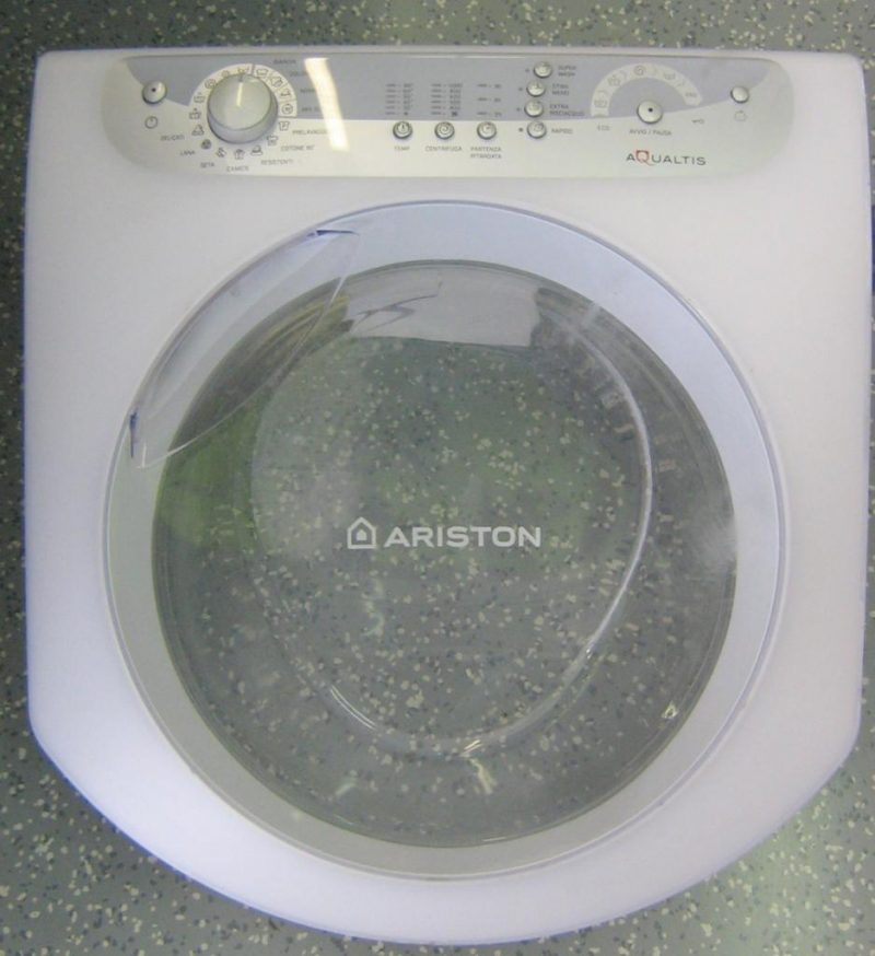 OBLO' PER LAVATRICE ARISTON AQSL109   COMPLETO DI SCHEDA COMANDI COD: 30410721