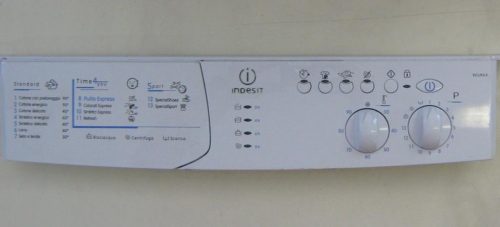 FRONTALE PER LAVATRICE INDESIT WILM64   COMPLETO DI SCHEDA COMANDI