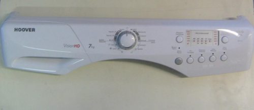 0509 -- 000 (529) FRONTALE PER LAVATRICE HOOVER VHD710 COMPLETO DI SCHEDA COMANDI E SELETTORE