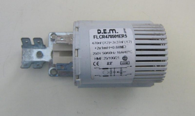 Condensatore lavatrice Wega White WW400 cod FLCR470501ER5