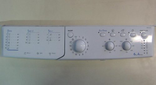 FRONTALE PER LAVATRICE INDESIT IWC6103   COMPLETO DI SCHEDA COMANDI 16200210902