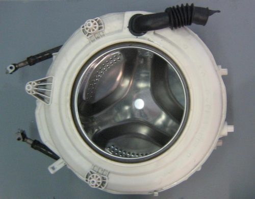 0576 -- 000 (637) GRUPPO VASCA COMPLETO PER LAVATRICE INDESIT IWC6103 6 Kg 1000 giri