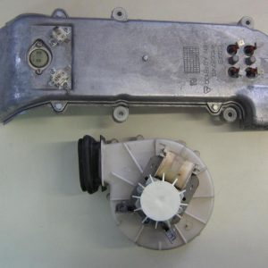 0584 -- 000 (604) SOFFIANTE PLASET COD. 70641 220 - 240v 50Hz 60W COMPLETO DI COLLETTORE E RESISTENZE PER LAVATRICE CANDY CLD135