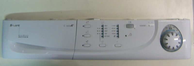 FRONTALE PER LAVATRICE CANDY C2 510-01 S   COMPLETO DI SCHEDA COMANDI E SELETTORE
