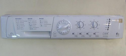 0664 -- 000 (684) FRONTALE PER LAVATRICE ARISTON ARXL88 COMPLETO DI SCHEDA COMANDI