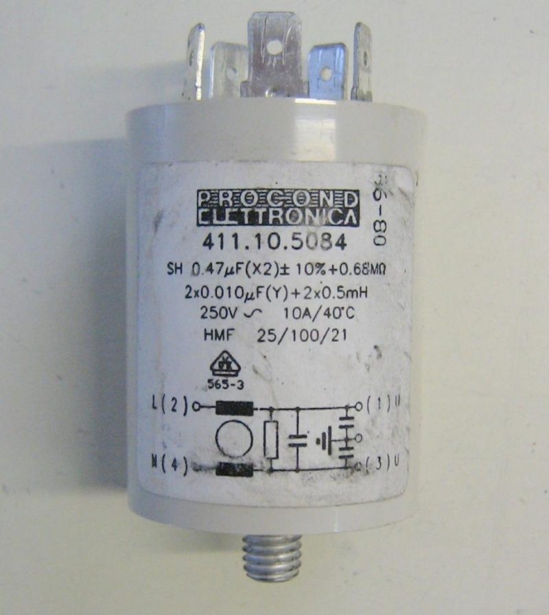 Condensatore lavatrice Bosch WFB1207 cod 411105084