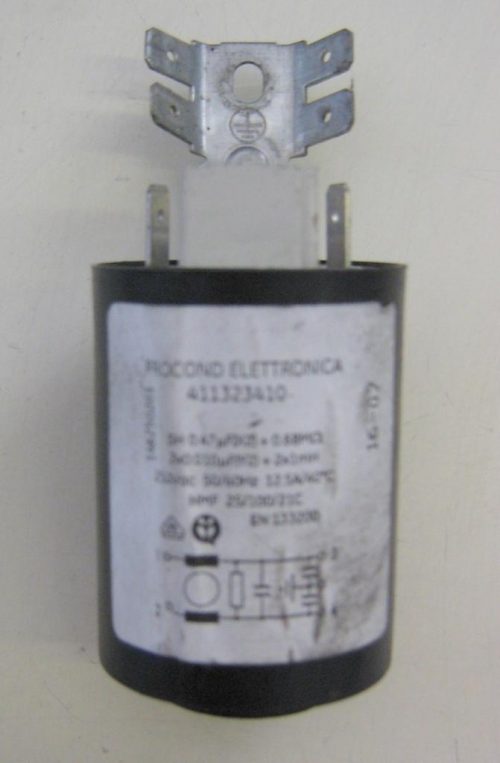 Condensatore lavatrice Whirlpool RWT10420W cod 411323410