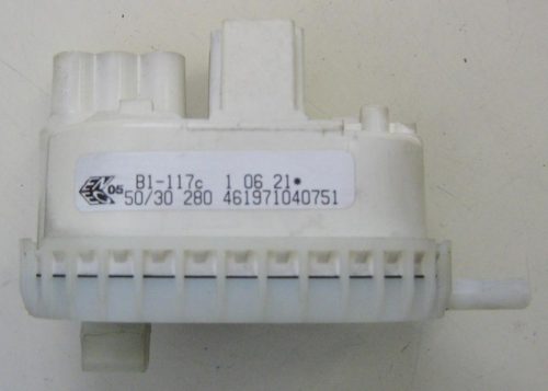 PRESSOSTATO COD. B1-117C   CODICE ALTERNATIVO: 461971040751   PER LAVATRICE Whirlpool AWT 9100/1, AWT9080, AWM 8103/2