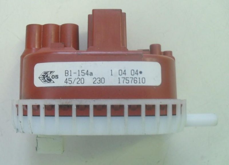 PRESSOSTATO COD. B1-154A   CODICE ALTERNATIVO: 1757610   PER LAVATRICE Sangiorgio MAXIMA 10D