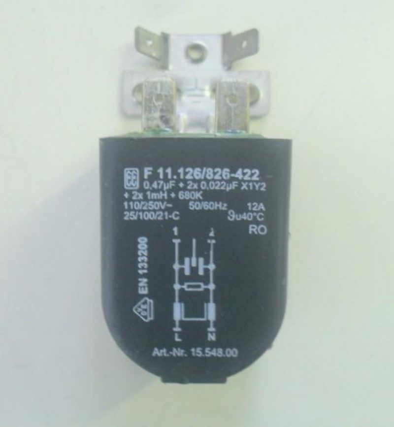 Condensatore lavatrice  cod F 11.126/826-422