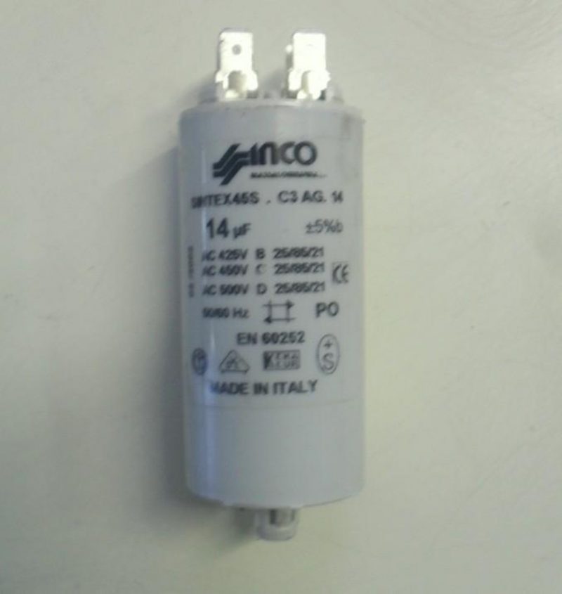 Condensatore lavatrice Indesit WP42 cod SINTEX 45S.C3AG14