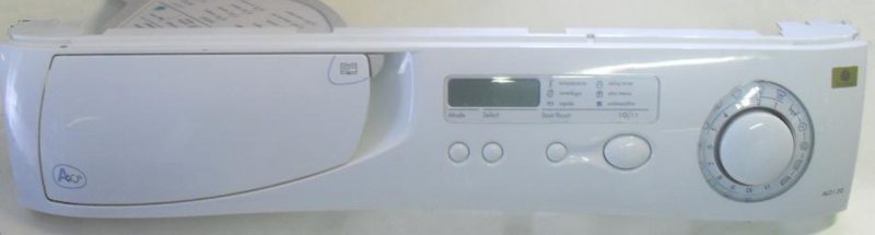 FRONTALE PER LAVATRICE ARISTON ALD120   COMPLETO DI SCHEDA COMANDI, SCHEDA ALIMENTAZIONE COD. 162000348 E SELETTORI