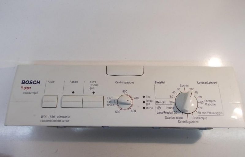 frontale per lavatrice bosch wol 1650 completo di scheda 5550001245