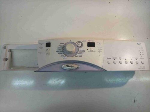 10230 -- 000 (10354) FRONTALE PER LAVATRICE WHIRLPOOL AWM 8000 COMPLETO DI SCHEDA COMANDI COD: 43033033223.6