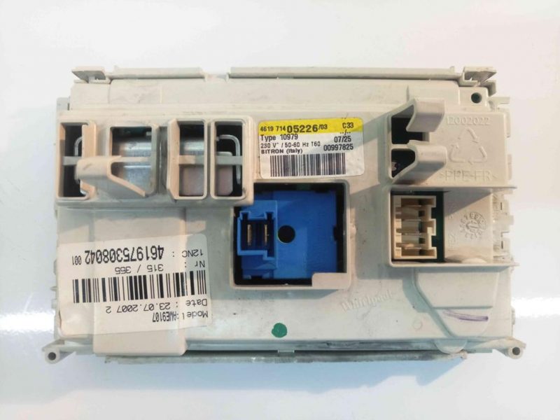 Scheda main lavatrice Whirlpool cod 461971405226/03