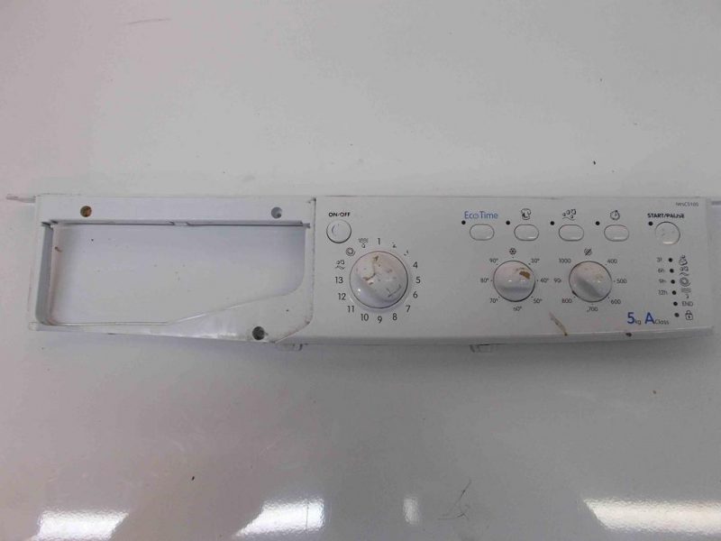 FRONTALE PER LAVATRICE INDESIT IWSC5105 COMPLETO DI SCHEDA COMANDI COD: 16200210903