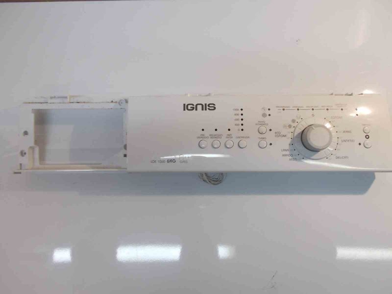 10306 -- 000 (10458) FRONTALE LAVATRICE IGNIS LOE 1060 COMPLETO DI SCHEDA COMANDI COD: 461971403791