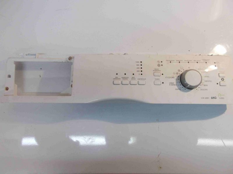 10312 -- 000 (10465) FRONTALE PER LAVATRICE IGNIS LOE 6001 COMPLETO DI SCHEDA COMANDI COD: 461971403791