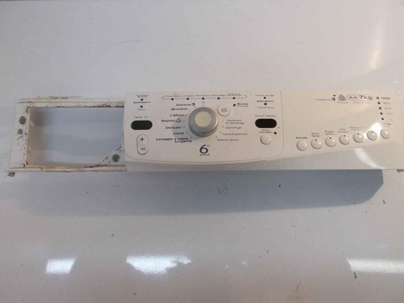 FRONTALE PER LAVATRICE WHIRLPOOL AWO 8127 COMPLETO DI SCHEDA COMANDI COD: