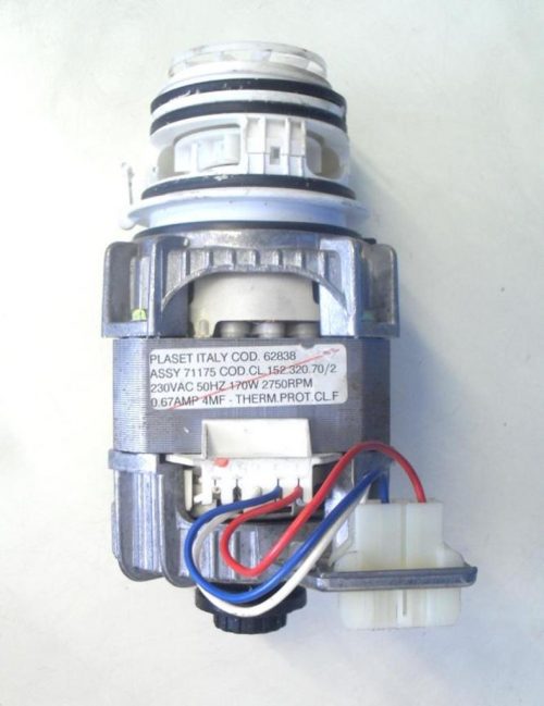 MOTOPOMPA COD. 62838   CODICE ALTERNATIVO:15232070/2   ASSY 71175   PER LAVASTOVIGLIE REX S6X