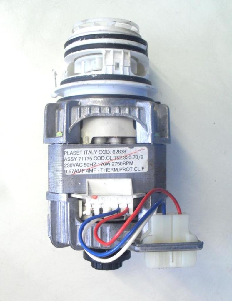 MOTOPOMPA COD. 62838   CODICE ALTERNATIVO:15232070/2   ASSY 71175   PER LAVASTOVIGLIE REX S6X