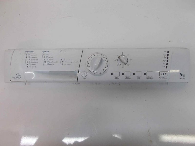 FRONTALE PER LAVATRICE HOTPOINT ARISTON AR103 COMPLETO DI SCHEDA COD: 21017494001