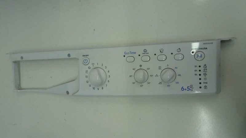 frontale per lavasciuga con scheda 6+5kg iwdc6105 cod scheda 16200210903