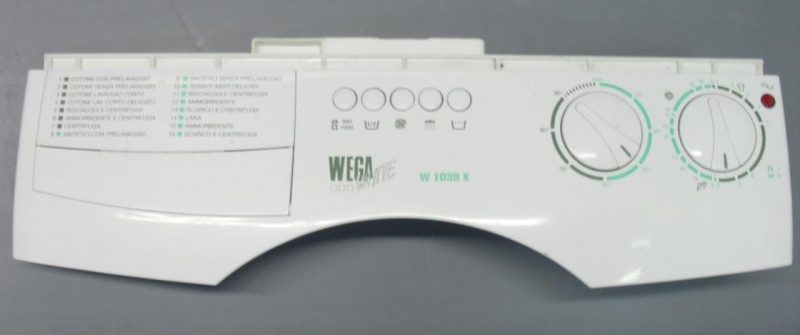 FRONTALE PER LAVATRICE WegaWhite W 1039 X   COMPLETO DI TIMER COD. 516019001   3GG1A CP5100 E SELETTORI