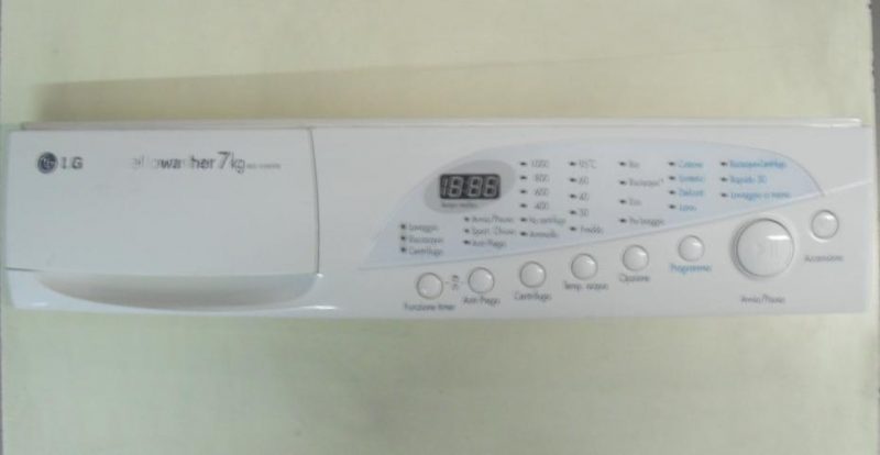 FRONTALE PER LAVATRICE LG WD-1090FB   COMPLETO DI SCHEDA COD. LG3020811 671EC2011A / LG1020811 6871EC1044D