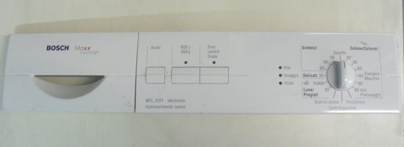 FRONTALE PER LAVATRICE BOSCH MAXX AQUAVIGIL   COMPLETO DI SCHEDA COD. 5500000803