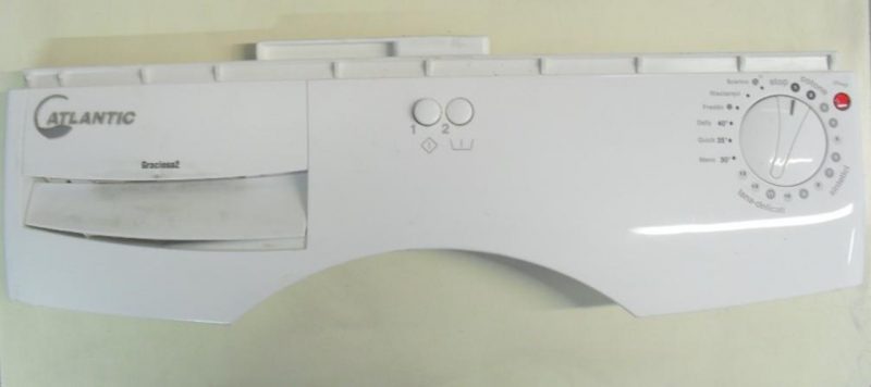FRONTALE PER LAVATRICE ATLANTIC GRACIOSA2   COMPLETO DI SELETTORI E SCHEDA COD. 502062101   IF62103