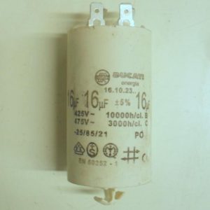 Condensatore lavatrice Elettrozeta LR 600X cod 16.10.23..