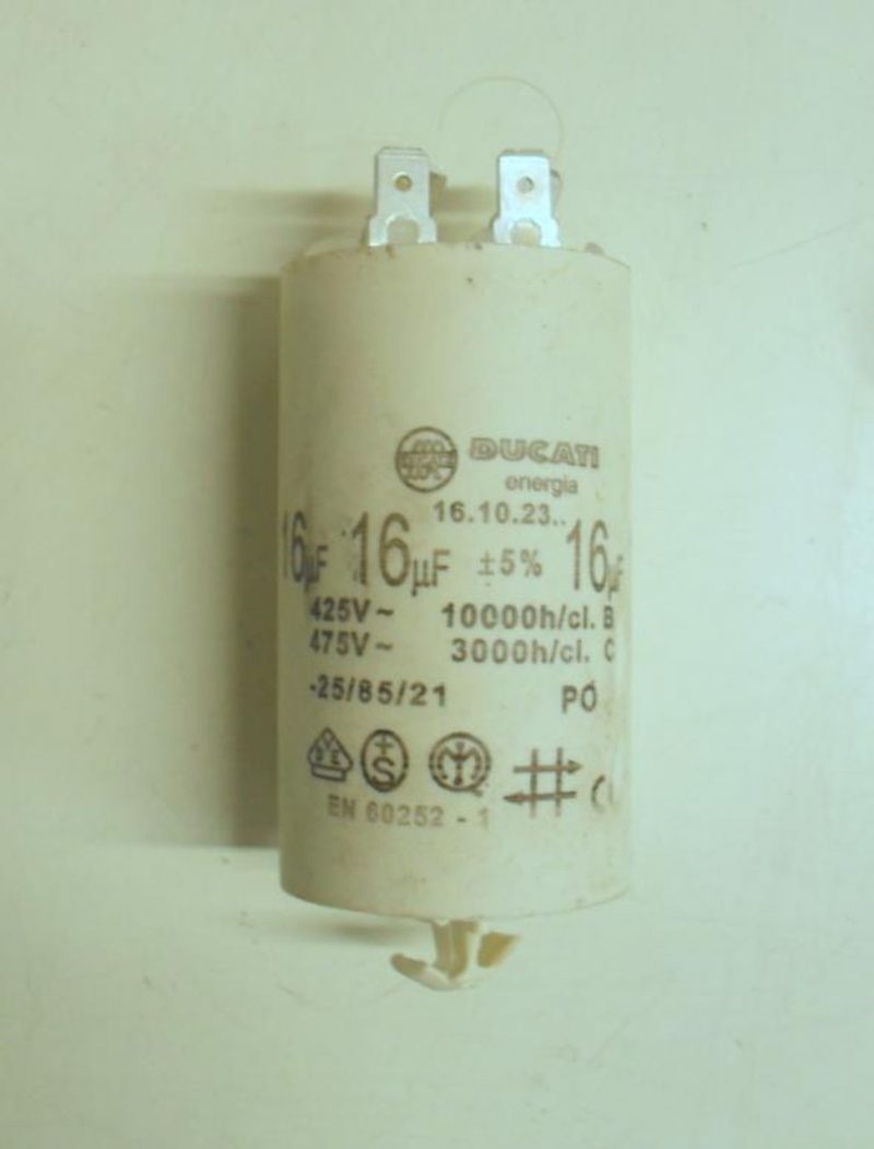 Condensatore lavatrice Elettrozeta LR 600X cod 16.10.23..