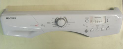 1354 -- 000 (1441) FRONTALE PER LAVATRICE HOOVER HWD810-30 COMPLETO DI SCHEDA COMANDI COD. 41021020 E SELETTORE