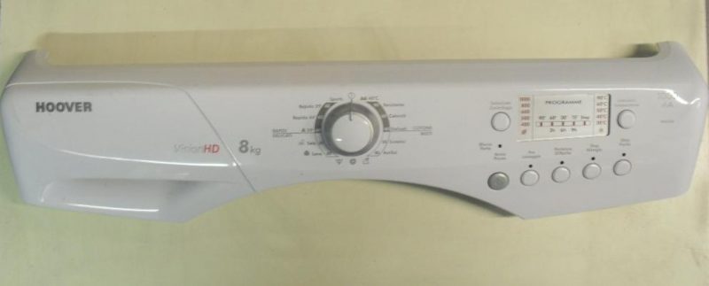 FRONTALE PER LAVATRICE HOOVER HWD810-30   COMPLETO DI SCHEDA COMANDI COD. 41021020  E SELETTORE