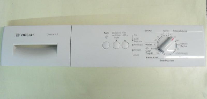 FRONTALE PER LAVATRICE BOSCH CLASSIXX 5 WAA12161II/24   COMPLETO DI SCHEDA COMANDI COD. 9000370060