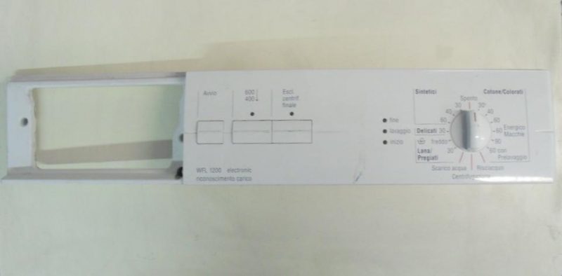 1393 -- 000 (1409) FRONTALE PER LAVATRICE BOSCH WFL1200II/02 COMPLETO DI SCHEDA COMANDI COD. 5500000803